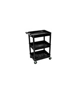 Luxor 18 x 24 in. 3 Tier Cart Black - $276.14 CAD