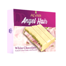 ALYAN white chocolate bar ANGEL HAIR with TURKISH Cotton Candy -80g/2.82oz - $13.85