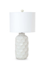 Set of Two 28&quot; White Ceramic Table Lamp With White Cone Shade - $513.76