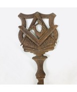 Junior Order Of United American Mechanics C E Ward Co Cast Iron Grave Ma... - $80.75