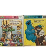 Vintage Sesame Street Frame Tray Puzzles Cookie Monster/Oscar the Grouch - $18.53 CAD