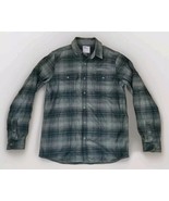 5.11 Tactical Flannel Shirt Mens Medium Snap Button Down Olive Green Plaid - £15.64 GBP