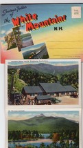 Vintage 1951 Souvenir Folder - The White Mountains, New Hampshire BK43 - £3.18 GBP