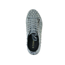 Mens Fancy Shoes By FIESSO AURELIO GARCIA, Spikes Rhine stones 2413 Silver image 9