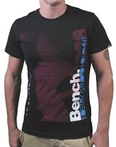 Bench Uomo Nero Crowd Industria Standard di Qualità T-Shirt Nwt - $18.71