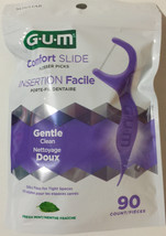 GUM Comfort Slide Flossers for Tight Spaces, Fresh Mint, Dental Floss Pi... - £8.31 GBP