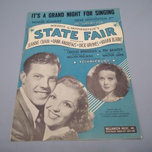 Vintage Sheet Music, Its a Grand Night for Singing, Rodgers and Hammerstein 1945 - £14.37 GBP