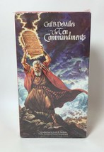 The Ten Commandments (VHS 1990 2-Tape Set) Charleton Heston &amp; Yul Brenner Sealed - £11.39 GBP