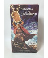 The Ten Commandments (VHS 1990 2-Tape Set) Charleton Heston &amp; Yul Brenne... - €12,58 EUR