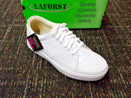 Laforst 3114-40 White Lace up Womens Size #11 Slip Resistant Shoes Nurse... - $23.34