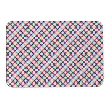 Mondxflaur Grid Non Slip Bathroom Mat for Shower Quick Dry Diatom Mud Rugs - £15.16 GBP