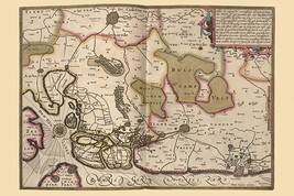 Netherlands, Map Zeeland - $19.97