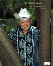 Little Jimmy Dickens signed Country Music 8x10 Photo Best Wishes To Frances- JSA - £23.56 GBP