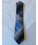 Van Heusen Men&#39;s Tie Black Squares W Paisley Designs Extra Long 63 Inch ... - $38.48 CAD