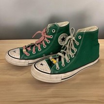 Converse All Star High Top Amazon Kelly  Green Canvas Shoes Sz Mens 5 Wo... - £38.93 GBP