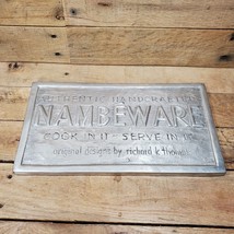 Rare Vintage Nambeware Cast Promo Plaque Sign Richard K. Thomas Nambe New Mexico - £587.24 GBP