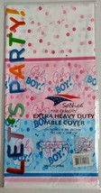 Gender Revel Table Cover Decoration Unisex Adult Tablecloth Baby Showers Party - £9.57 GBP