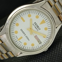 Genuine Seiko 5 Automatic 6309A Japan Mens D/D Watch + 1 Strap a312911-1 - $36.00