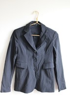 Theory P 0-2 Black 3-Button Polyamide Blazer Suit Jacket - £24.09 GBP