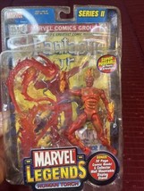 Marvel Legends Human Torch Variant TOY BIZ 6” With Collectors Comic SEALED - £18.36 GBP
