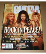 Dimebag Darrell Guitar World Magazine 2007 Stevie Ray Vaughan Dickey Betts - €25,86 EUR