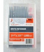 *Paslode 650535 FUEL+NAIL Collated Framing Nails, 3 1/4 In L, Brite, 100... - $74.10 CAD