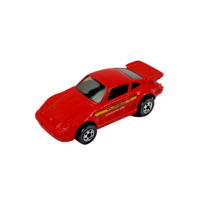 Hot Wheels Porsche 930 Turbo Red 1989 Diecast Toy Car - £3.54 GBP