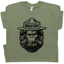 Squatchy T Shirt Sasquatch Camping T Shirt Bigfoot Shirt Funny Camping Graphic T - £15.97 GBP