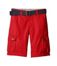 Boys Shorts Cargo Levis Belted Relaxed Fit Red $42 NEW-sz 14 - £13.43 GBP