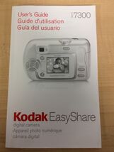 Kodak CX7300 Digital Camera Manual/User's Guide - $7.97
