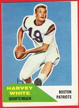 1960 Fleer #1 Harvey White RC football card - $3.00
