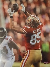 GEORGE KITTLE SIGNED 8x10 PHOTO AUTOGRAPHED SAN FRANCISCO 49ers FOOTBALL... - £101.44 GBP