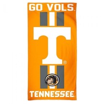 NCAA Tennessee Volunteers Beach Towel Striped Logo Center 30&quot; by 60&quot; Win... - $26.99