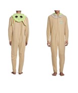 Star Wars GROGU Baby Yoda Pajamas Men’s M Hooded One Piece Suit Mandalorian - €25,17 EUR