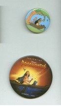 3 Disney POCAHONTAS pinback buttons - $8.00