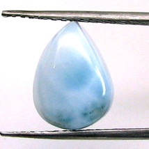 3.6Ct Natural Larimar Pera Cabujón Piedra Preciosa - £10.81 GBP