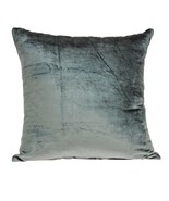 18&quot; X 7&quot; X 18&quot; Transitional Charcoal Solid Pillow Cover With Poly Insert - $163.65 CAD