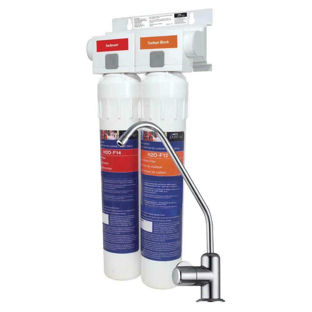 Pure H2O 2 Stage Undersink Water Filter System - $389.00