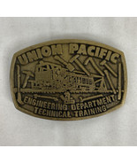 Dyna Vintage Union Pacific Railroad Belt Buckle Solid Brass Provo Utah USA - $58.39 CAD