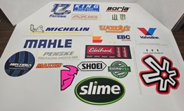 Lot Of 20 Racing Automotive Performance PowerSports Stickers Mahle Edlebrock K&amp;N - £9.84 GBP
