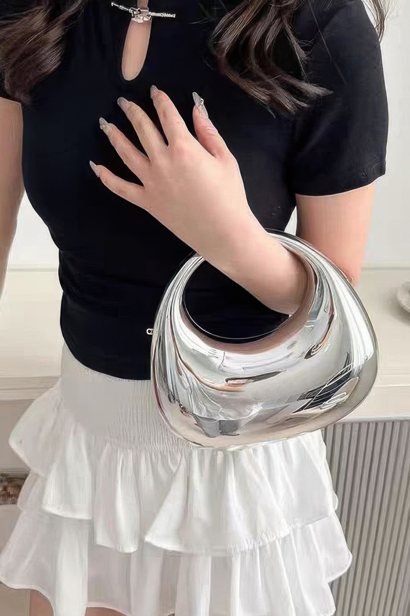 Metallic Acrylic Clutch (Gold) - $51.99