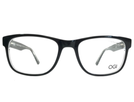 OGI Eyeglasses Frames EVOLUTION 3133/106 Black Clear Square Full Rim 54-19-145 - £31.02 GBP
