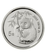 1995 China 1/20 Oz. Platinum Beweis Panda IN Edelstein Zustand Km #729 - $13,987.14 MXN