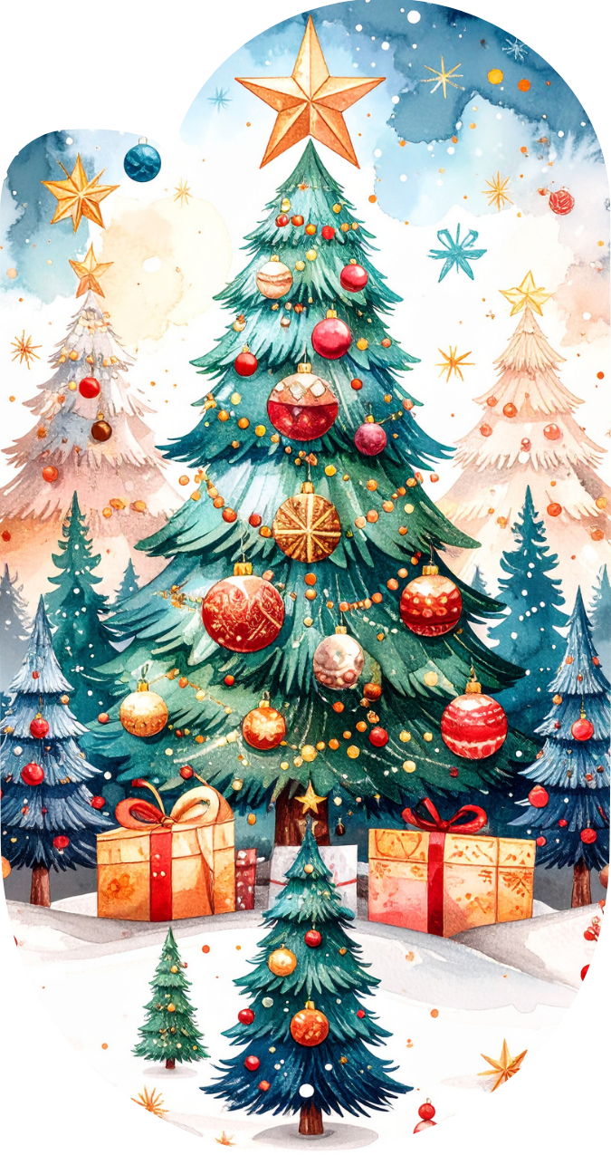 Winter Christmas Paperclip Design Clipart 100 PNG Digital Download Bundle vol 3 Item image 11