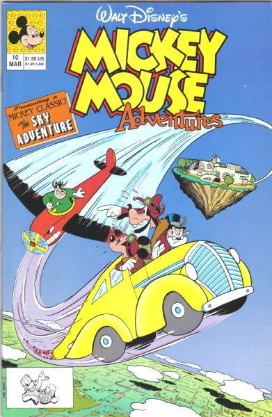 Primary image for Walt Disney's Mickey Mouse Adventures Comic Book #10 Disney 1991 NEAR MINT