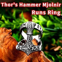 Beier 316L Stainless Steel Nose viking for men scandinavian Odin thor&#39;s hammer m - £8.62 GBP