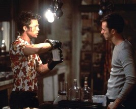 Fight Club Brad Pitt in gloves holding tumbler Edward J. Norton 24x30 inch poste - $29.99