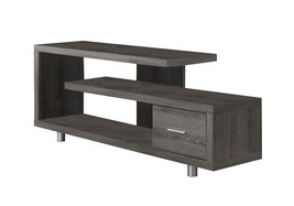 60&quot; Modern TV Stand, Media Console &amp; Storage Cabinet - Brown - £149.45 GBP