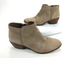 Sam Edelman Petty Women’s Beige Suede Leather Booties Ankle Boots Sz 7 M 37 - £23.31 GBP