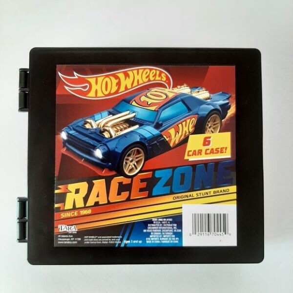 Hot Wheels Collectible 6 Car Black Case - $13.85